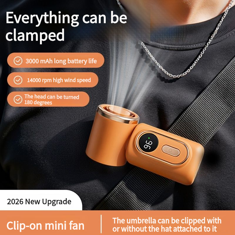 Oscillating Fan Clip - Portable Handheld Fan Mini Clip Fan