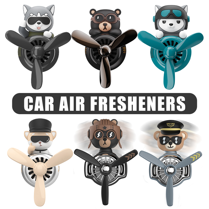 Rotating plane pilot dog car a - Oscillating Fan Clip บทวิจารณ์และราคา