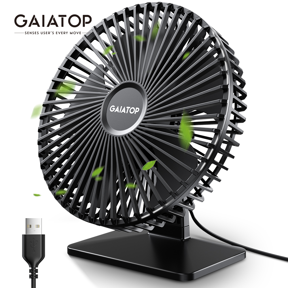 GAIATOP Desk Fan Portable USB  - Oscillating Fan Clip บทวิจารณ์และราคา
