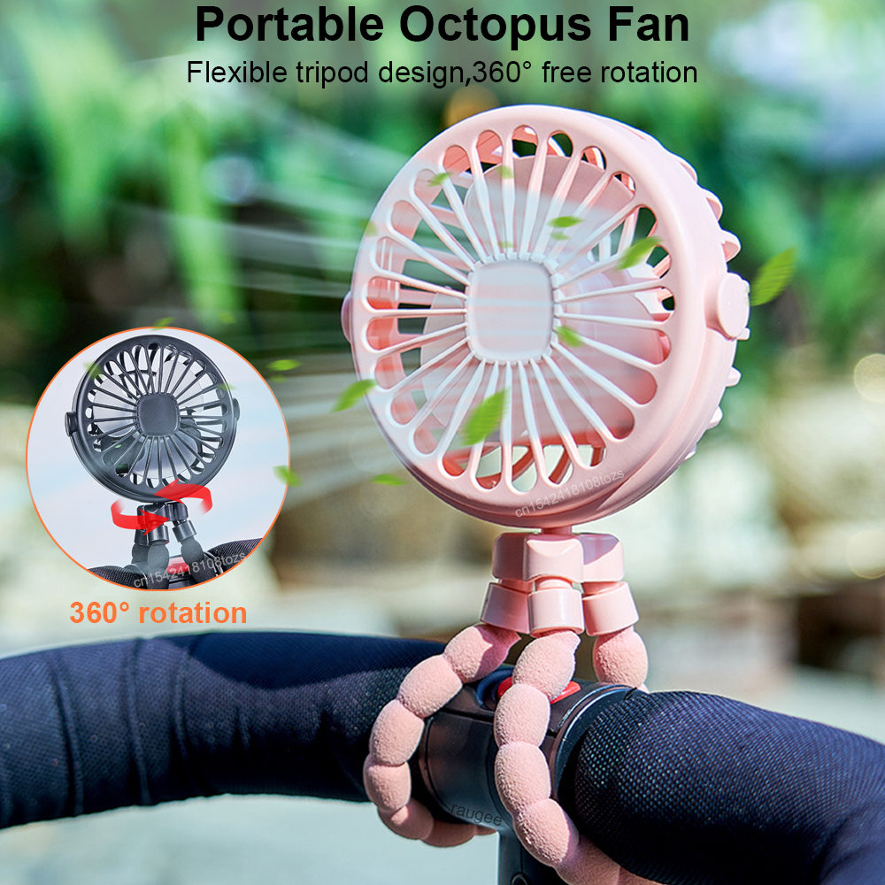 Baby Stroller Fan Mini Portabl - Oscillating Fan Clip บทวิจารณ์และราคา