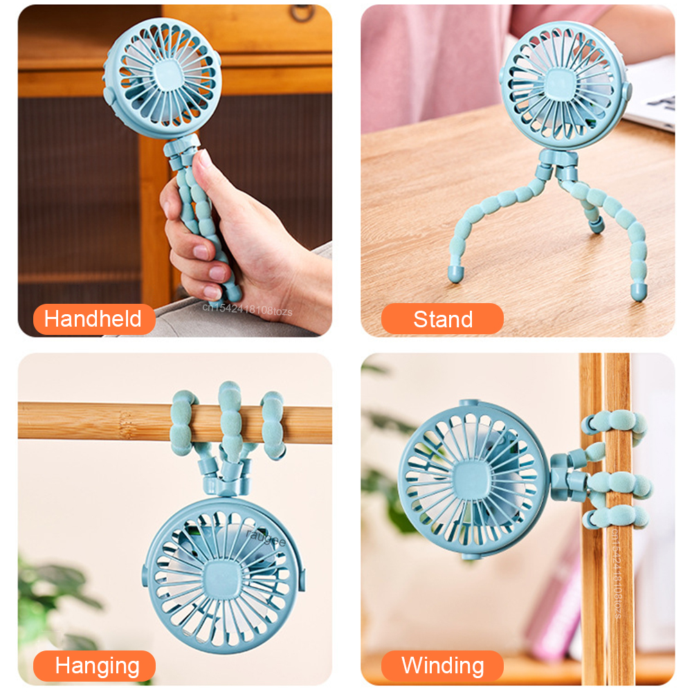 Baby Stroller Fan Mini Portabl - Oscillating Fan Clip บทวิจารณ์และราคา