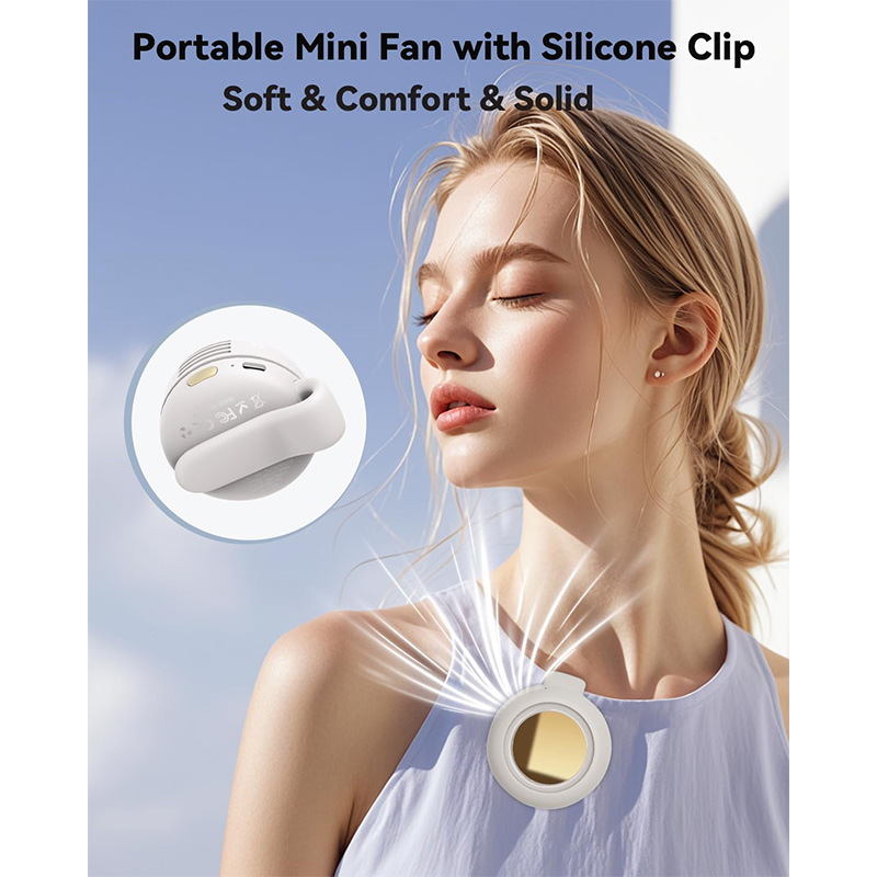 Portable Silent Mini Bladeless - Oscillating Fan Clip บทวิจารณ์และราคา