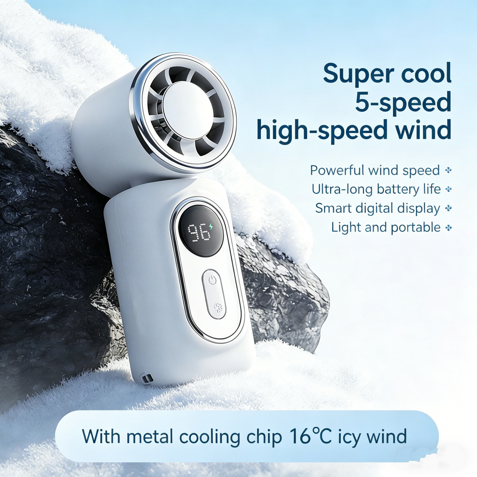 Portable Handheld Fan Mini Cli - Oscillating Fan Clip บทวิจารณ์และราคา